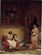 Arab or Arabic people and life. Orientalism oil paintings 23